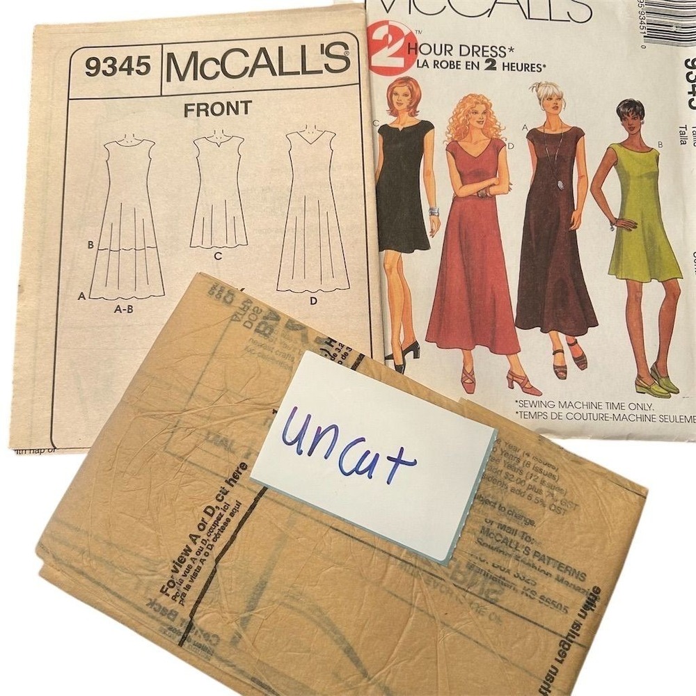 Vintage 90s Y2K McCall's Uncut Sewing Patterns Lot - Dresses & Skirts (6) - Picture 7 of 16